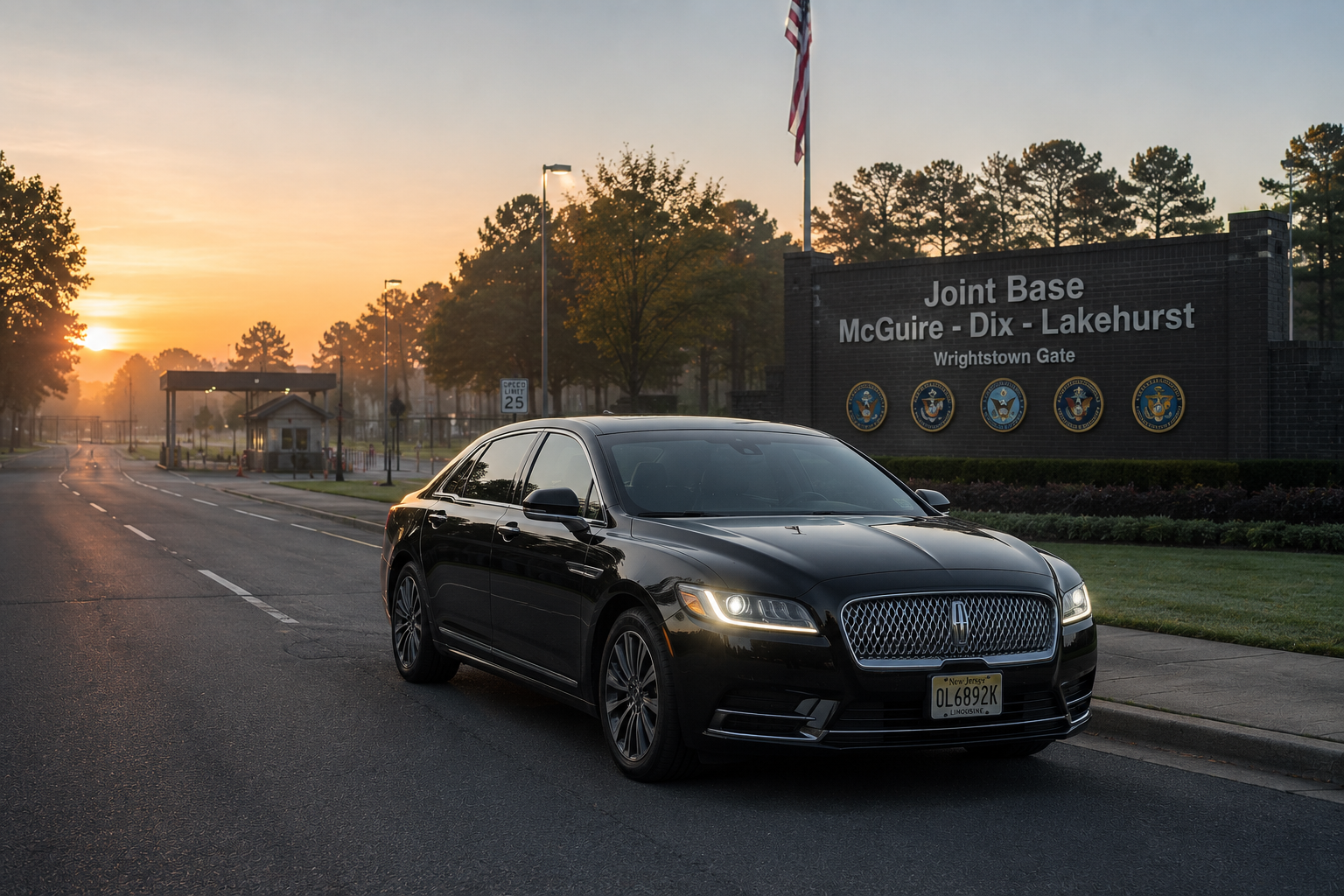 Discreet car service near Selfridge Air National Guard Base for military families